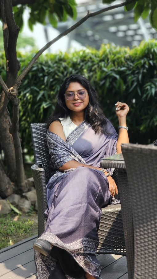 Maslin saree from Bangladesh