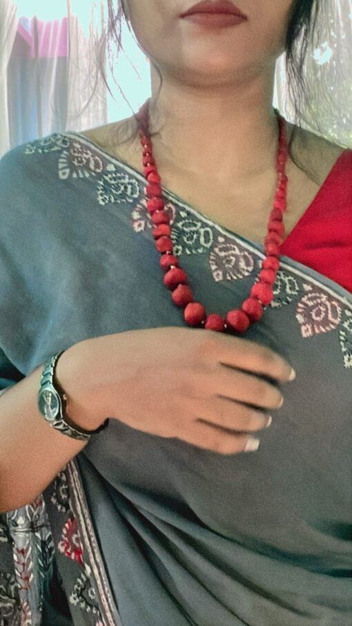 Natural Dye Kantha Saree from Bangladesh