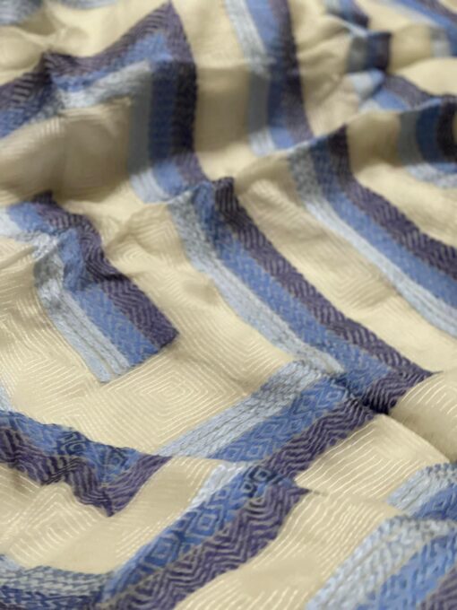 Maslin Natural Dye Kantha Saree from Bangladesh
