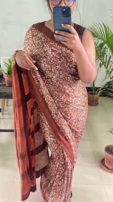 Maslin Kantha saree from Bangladesh