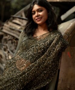 Maslin saree from bangladesh