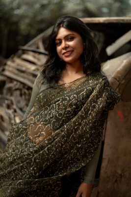 Maslin saree from bangladesh