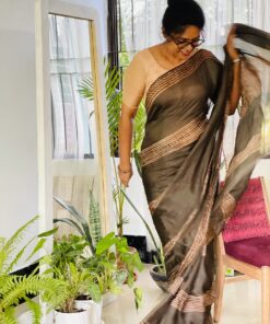 Maslin saree from Bangladesh