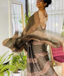 Maslin saree from bangladesh