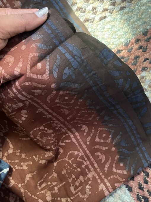 Natural Dye Premium luxury handloom cotton Saree from Bangladesh