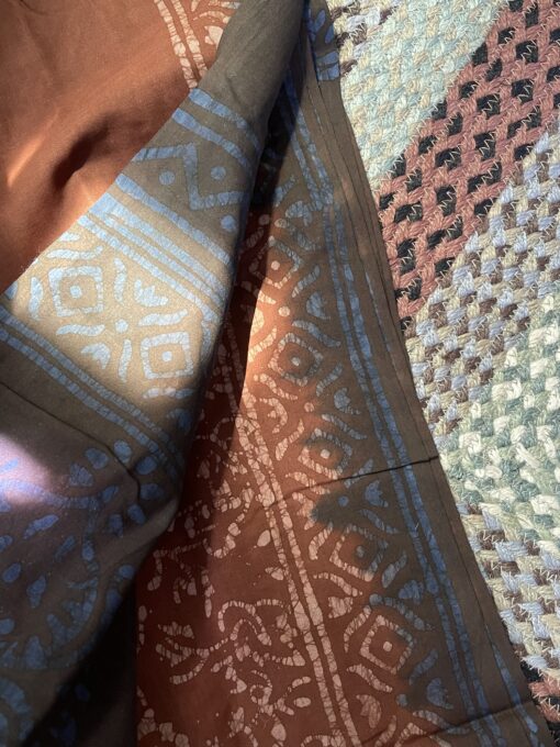 Natural Dye Premium luxury handloom cotton Saree from Bangladesh