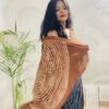 Natural Dye Premium luxury handloom Shibori cotton Saree from Bangladesh