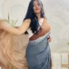 Natural Dye Premium luxury handloom Shibori cotton Saree from Bangladesh