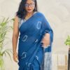 Natural Dye Premium luxury handloom Shibori cotton Saree from Bangladesh