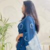 Natural Dye Premium luxury handloom Shibori cotton Saree from Bangladesh
