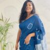 Natural Dye Premium luxury handloom Shibori cotton Saree from Bangladesh