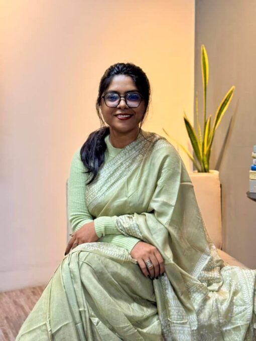 Maslin saree from Bangladesh