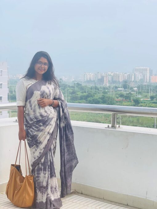 Maslin saree from Bangladesh