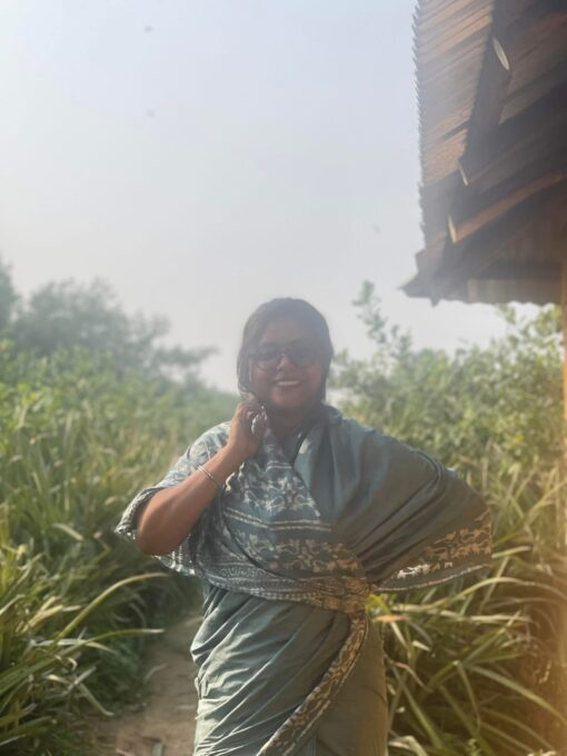 Balaka silk saree from Bangladesh