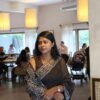 Maslin Natural Dye Kantha Saree from Bangladesh