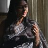 Maslin Natural Dye Kantha Saree from Bangladesh