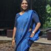 Indigo Kantha saree from Bangladesh