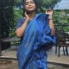 Maslin Natural Dye Kantha Saree from Bangladesh