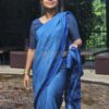 Maslin Natural Dye Kantha Saree from Bangladesh