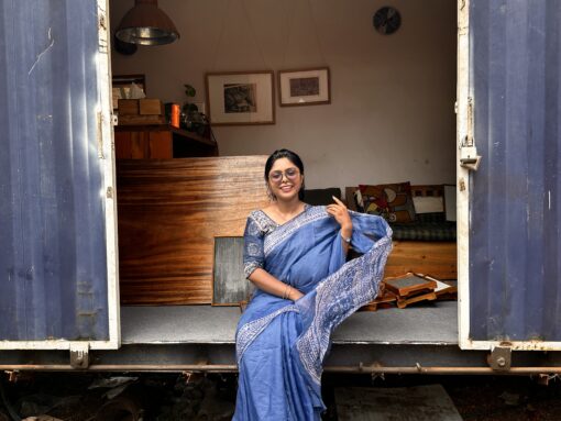 Maslin Silk Saree from Bangladesh