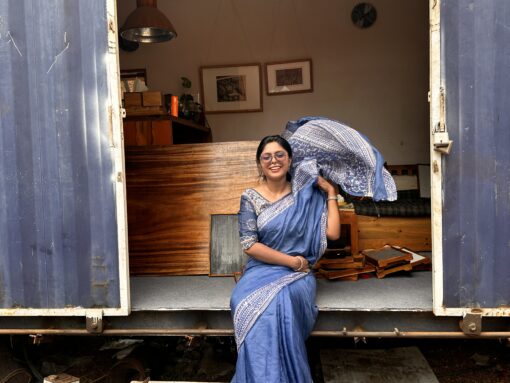 Maslin Silk Saree from Bangladesh
