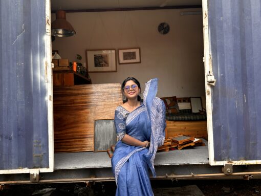 Maslin Silk Saree from Bangladesh