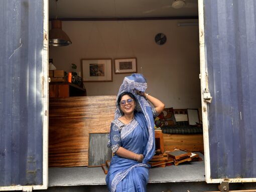 Maslin Silk Saree from Bangladesh