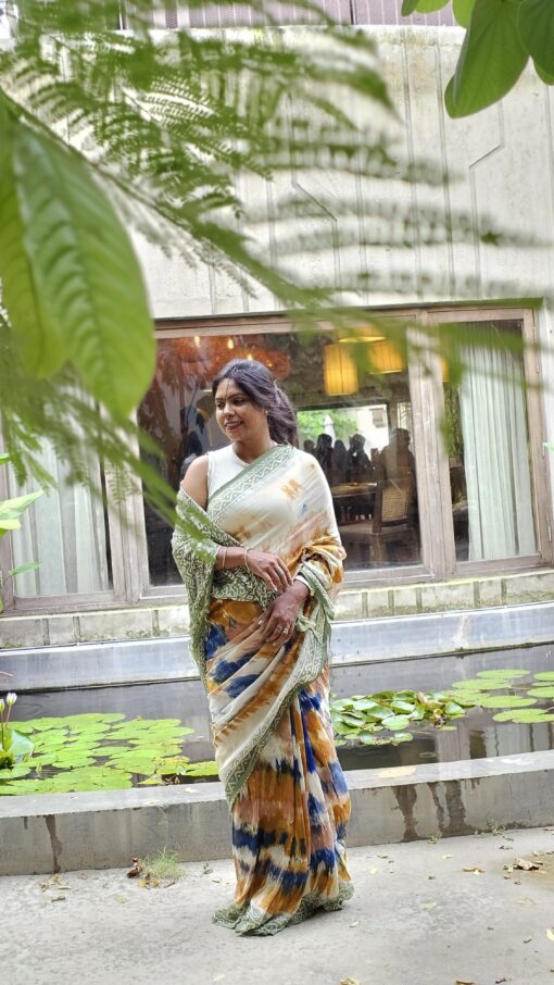 half silk saree from Bangladesh