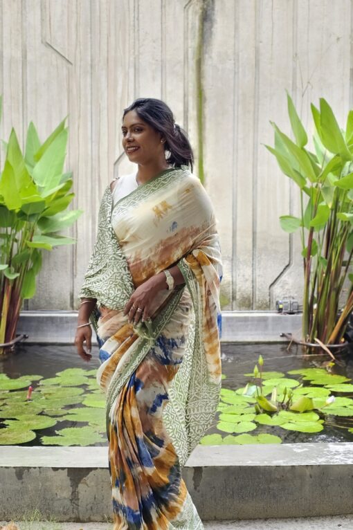 half silk saree from Bangladesh