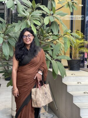 Cotta Cotton Shibori Saree from Bangladesh
