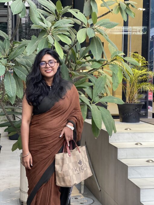 Cotta Cotton Shibori Saree from Bangladesh