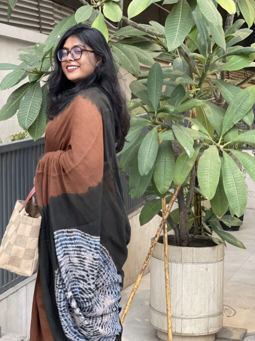 Natural Dye Premium luxury handloom Cotta cotton Saree from Bangladesh