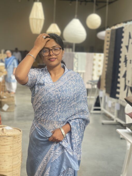 Maslin saree from Bangladesh