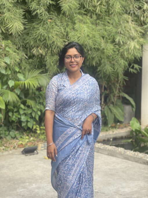 Maslin soft silk saree from bangladesh