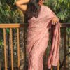 Maslin Natural Dye Kantha Saree from Bangladesh