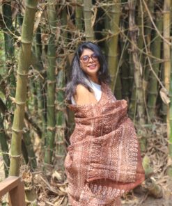 Natural Dye Premium Modal Silk Saree from Bangladesh