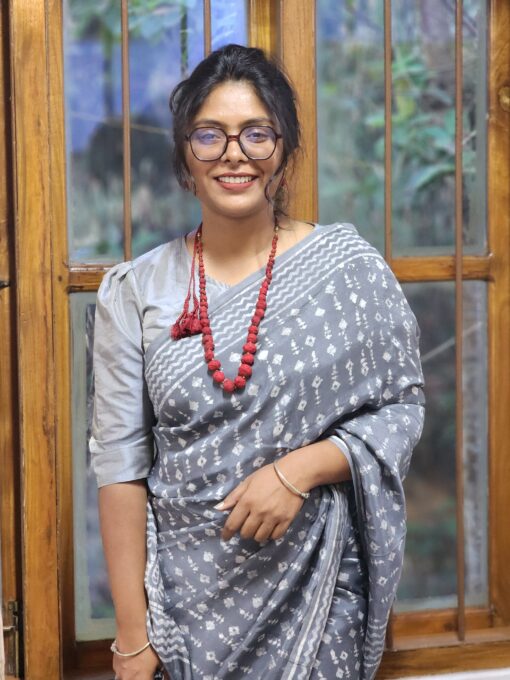 Natural Dye Premium Modal Silk Saree from Bangladesh