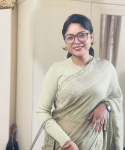 Maslin Silk Saree from Bangladesh