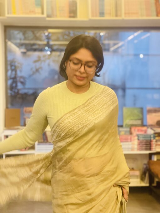 Maslin Silk Saree from Bangladesh