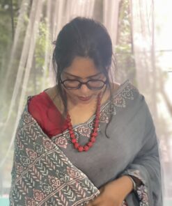 Natural Dye Kantha Saree from Bangladesh