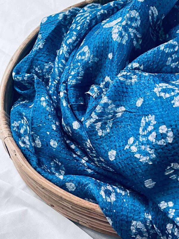 Natural Dye Kantha Saree from Bangladesh