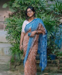 Half silk saree from bangladesh