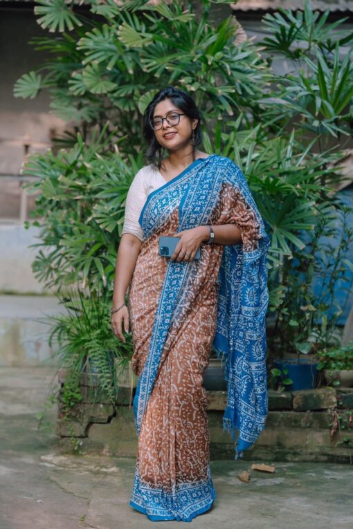 Half silk saree from bangladesh