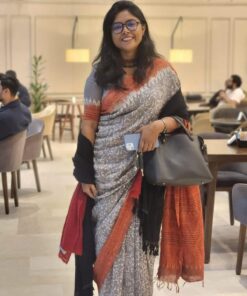 Half silk saree from Bangladesh