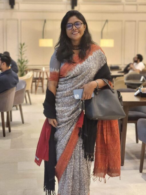 Half silk saree from Bangladesh