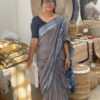 Natural Dye Half silk Saree from Bangladesh
