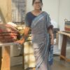 Natural Dye Half silk Saree from Bangladesh
