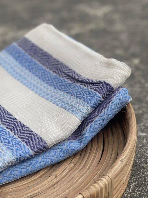 Petunia Kantha Saree from Bangladesh