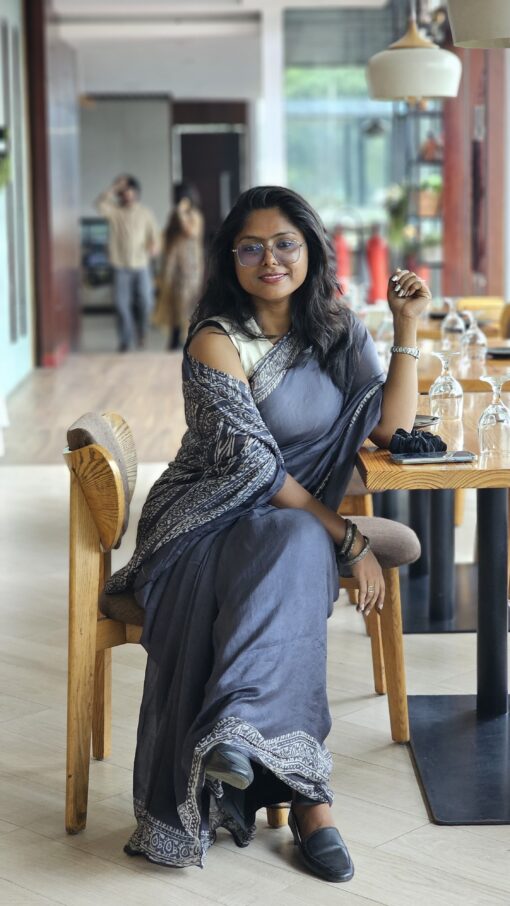 Maslin saree from Bangladesh