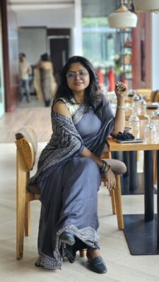 Maslin saree from Bangladesh